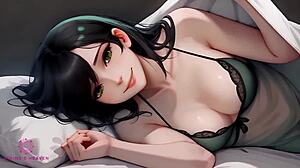 Scena#2 za Posnetek: Close-up POV AI.3D of big tits and cum on them