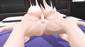 Tempat kejadian#8 untuk video: Beautiful slender-haired teen with large chest goes through anal with her boyfriend