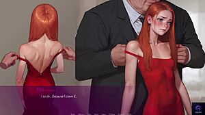Scena#2 za Posnetek: 3D animated hentai featuring hot wife and boss's big cock