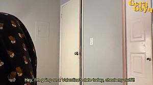 Szene#1 für Video: Beautiful step-sister gets ready for a date with a facial finish