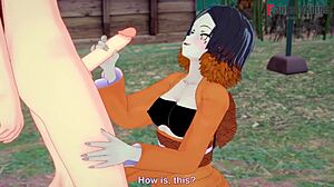مشهد#4 للفيديو: Sexy giantess cartoon babe Susamaru offers an HD blowjob that doesn’t cost a cent in first-person perspective