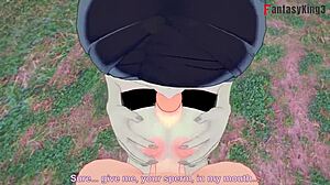 مشهد#20 للفيديو: Sexy giantess cartoon babe Susamaru offers an HD blowjob that doesn’t cost a cent in first-person perspective