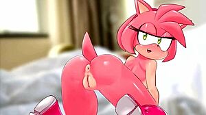 Faliyet alani, sahne#1 Video için: Cartoon porn and foursome with Amy Rose