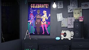 Scenă#1 pentru Clip: As it has been mentioned this gallery is based on five night at Freddy’s sex