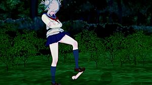 Színhely#1 a videóhoz: Her academia’s cute 18-year-old fantasy girl come true in a park