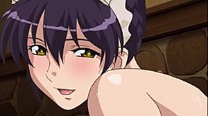 Сцена#20 za video: Anime maid takes anal sex while in bath