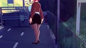 Faliyet alani, sahne#2 Video için: Feeling the wild ride with Dr. Maxine in this anime hentia animation video