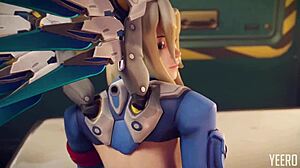 Scéna#3 pro video: Overwatch Mercy: The complete sexual indulgence Experience in three dimensions