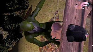 Escena#4 para video: Another VR hentai game is drawn with big boobs and big dick and with virtual reality