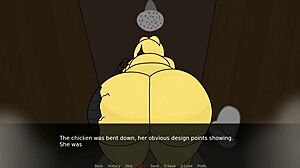 Scenă#2 pentru Clip: Nothing too explicit but watch Nina give a squishy assjob in Frida’s Hentai Game